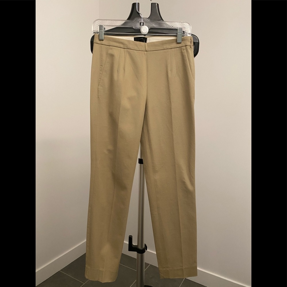 J.Crew Martie Pant in bi-stretch cotton - size: 0